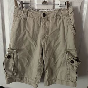 Aeropostale Khaki Cargo Shorts Men’s W27 Inseam 11”